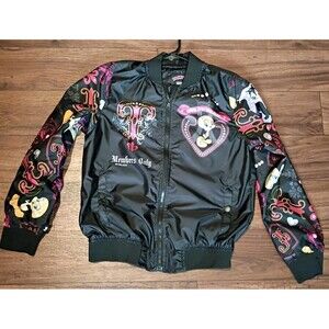 Kids Size M Looney Tunes Members Only Lightweight Mesh Lined Jacket ~ Tweety